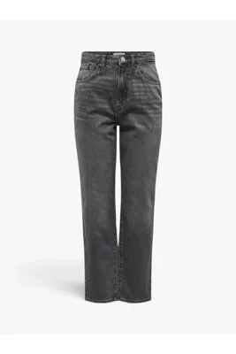 ONLY Düz kesim Jeans Onlrobyn Mittlere Taille Gerade Geschnitten Jeans