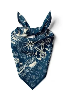 Genel Markalar Ocean Desenli Bandana