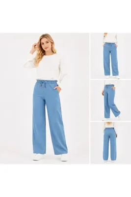 Moda Kazanç Düz ince kot pantolon