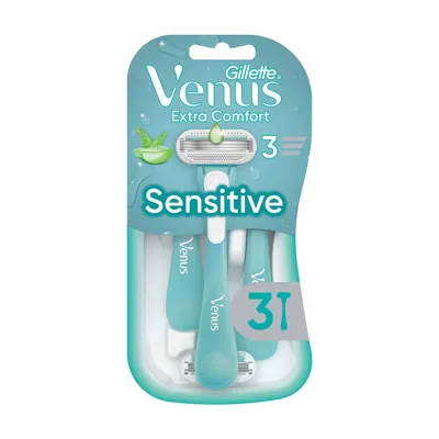 Gillette Venus Extra Comfort Sensitive Tıraş Bıçağı 3'lü