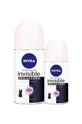 Nivea Roll-on Kadın Invisible Pure Black&white 50ml