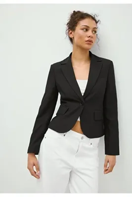 Buti ALLBUCKS Stradi - various Kısa Basic Blazer Ceket ABSTR00020