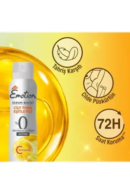 Ronanna Emotion Serum Boost Cilt Tonu Eşitleyici Deodorant 150 ml