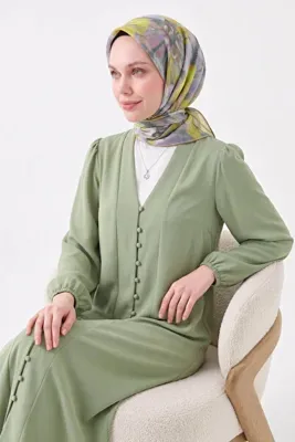Silk Home Lorena - Soft Eşarp Flower - Su Yeşili - 73156-10