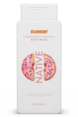 Native Dunkin Strawberry Frosted Vücut Şampuanı 532ml Çilek
