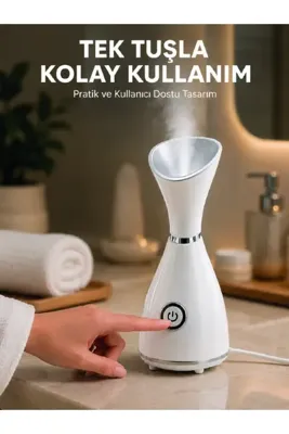 Clevora Yüz Buhar Cihazı 80 ML Su Hazneli Nano İyonik