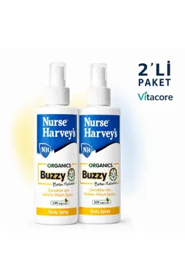 Nurse Harvey's Organic Buzzy Sinek Kovucu Sprey 175 mlx2