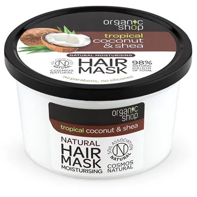 Organic Shop Hindistan Cevizi & Shea Yağlı Saç Maskesi 250 ml