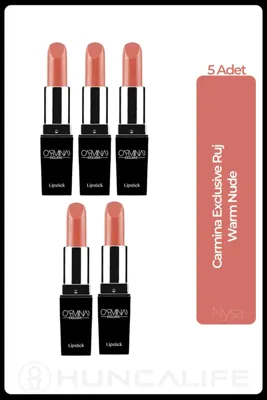 Huncalife Exclusive Ruj Warm Nude - 5 Adet