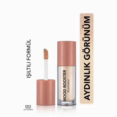 Flormar Mood Booster Doğal Işıltılı Likit Aydınlatıcı 002 Sun Goddess