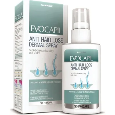 Evocapil Anti Hair Loss Dermal Spray 60 ml – Saç Dökülmesine Karşı Bakım Spreyi