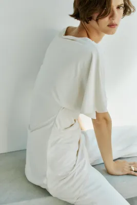 H&M Asymmetric butterfly-sleeved top