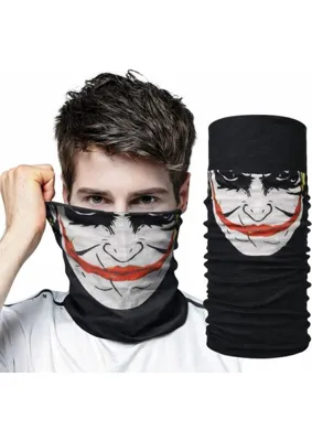 Str Store Joker Desenli Çok Amaçlı Buff – Yüz, Boyun ve Bandana Maskesi 5 No