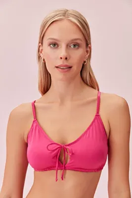 SUWEN Bağcıklı Bralet Bikini Üst