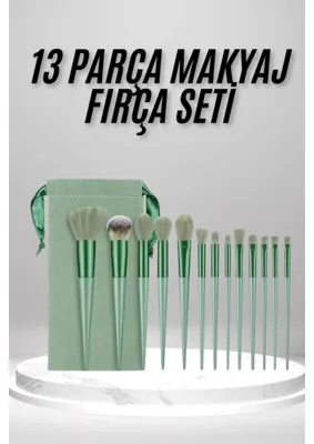 Uravas Store Uraselect Profesyonel Makyaj Fırça Seti 13 Parça Yumuşak Kıllı Fırça Seti Far Fırçası