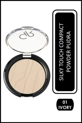 Golden Rose Silky Touch Compact Powder - 01 Ivory - Pudra