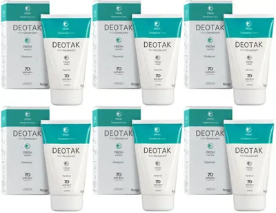 DEOTAK Krem Deodorant 35ML Fresh (Mentol) (6 Lı Set)