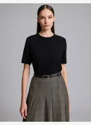 Pierre Cardin Siyah Kaşmir Karışımlı Kısakollu Kazak50331426-VR046