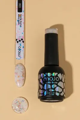 MOJO Base Funny Bunny 30 (8 ML) Renkli Base Coat, Gerçek Rus Kalitesi, Profesyonellerin Tercihi.