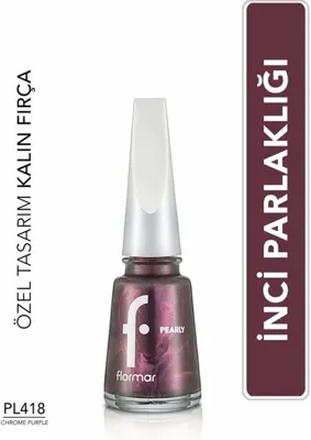 Zemira Sedefli Parlak Oje (Mor) - Pearly Nail Enamel - PL418 Chrome Purple - 8682536035576