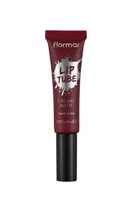 Flormar Kremsi Likit Mat Ruj - Creamy Matte Lip Tube 06 Bold Carmine  8690604549801