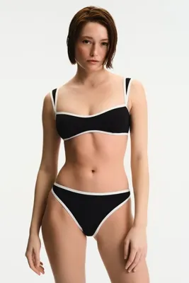 Penti Siyah Nichole Bandeau Bikini Üstü