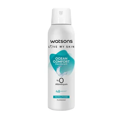 Watsons Ocean Comfort Deodorant Sprey Pudrasız 150 ml