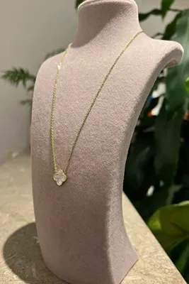 ANGELSS JEWELLERY Yonca Model 316l Çelik Kolye