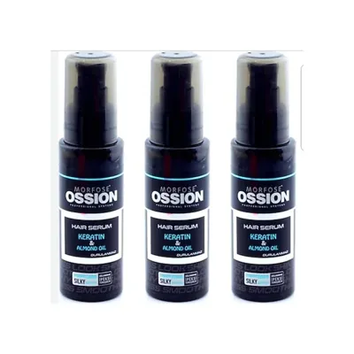 Ossion Keratin & Badem Yağı Saç Serumu 3 x 75 ML