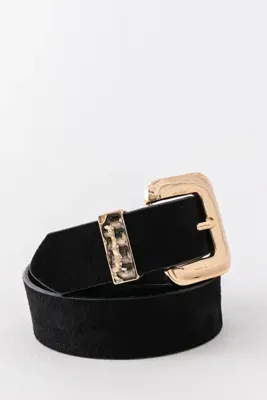 Pantastic Jeans 3.5.cm gold renk süet kadın bel kemer