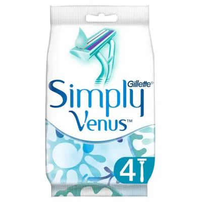 Gillette Simply Venus 2 Tıraş Bıçağı Kullan At 4lü
