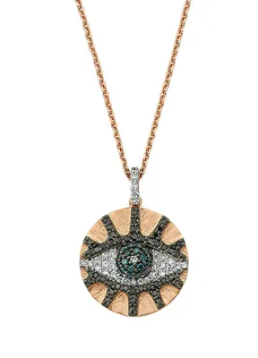 Bee Goddess Eye Light Kadın Altın Kolye