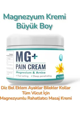 MG+ Magnezyum Kremi - Magnezyum Krem - 120 ml