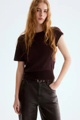 H&M Tek Omuzlu İnce Triko Üst
