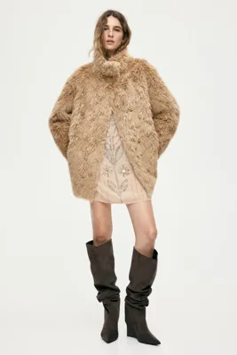 H&M Dik Yakalı Kaban