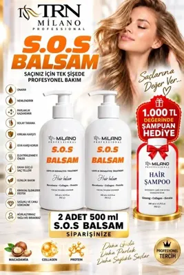 TRN MİLANO SOS BALSAM 2* 500 ML ACİL SAÇ BAKIM