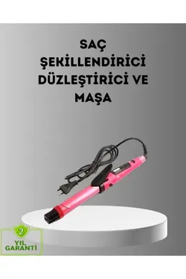 Generic Seramik Plakalı Saç Düzleştirici Hızlı Isınan 5 Kademe Isı Ayarlı