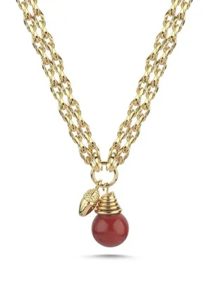 Lisalina Winter Ruby Kadın Altın Kaplama Kolye