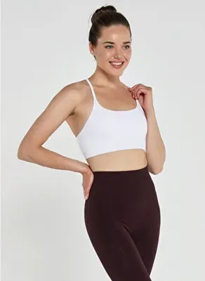 Jerf 1.J02.BBR0137 Pine  Klasik Yaka  Dar Kalıp  Beyaz Kadın Bralet Sütyen