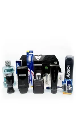 Avon Adenz Damat Bohçası - Bakım Seti - Tıraş Seti - Çeyiz Nişan Söz Bohçası Sandık Seti- Elite