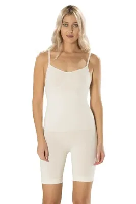 Formactive Kadın Bamboo Paçalı Body Dikişsiz Korse Bel ve Kalça Toparlayıcı - Esnek & Toparlayıcı İç Giyim 1160