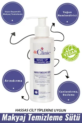 Dr. Clinic Makyaj Temizleme Sütü 150 Ml
