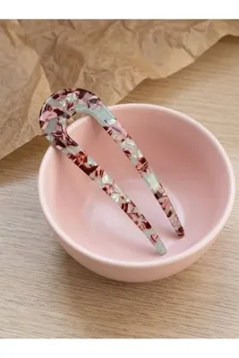 Cherry Lemon Japon topuz tokası U topuz çubuğu şık aksesuar Frech pin sabitleyici pratik günlük