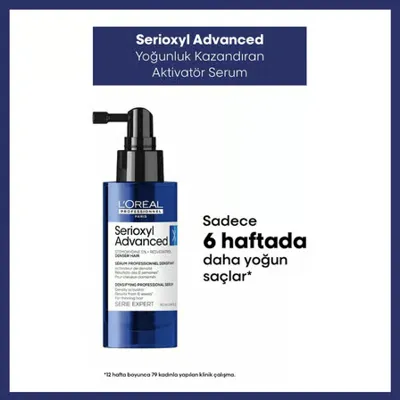 L'Oreal Professionnel Loreal Professionnel Serioxyl Advanced İncelmiş Saç Telleri için Yoğunluk Kazandıran Şampuan 300 ml