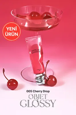Muzigae Mansion Nemlendirici, Parlak Bitişli Tint MUZIGAE MANSION Objet Glossy (005 Cherry Drop)
