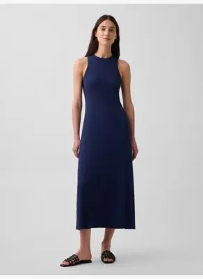 Gap Modern Fitilli Shelf-Bra Maxi Elbise