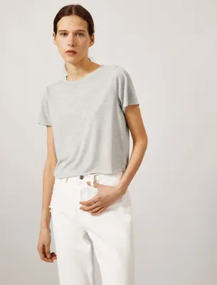 Koton Crop Tişört Bisiklet Yaka Basic
