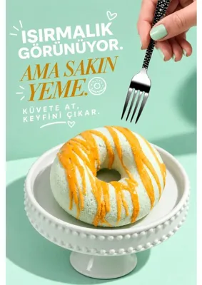 bb bath box Donut Kavun Kokulu Köpüren Banyo Topu Nem Bombası
