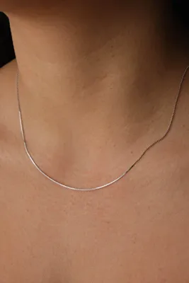 ESBAFLOR Çelik Ezme Zincir Kolye Dolama Model Unisex Kararmaz 1mm Günlük Kullanıma Uygun