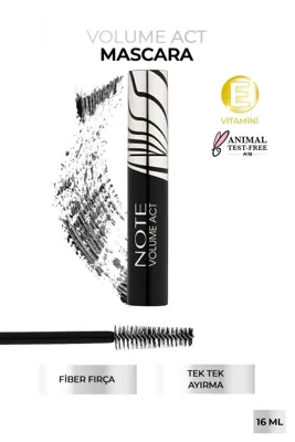Note Cosmetics Note Volume Act Maskara Hacim Etkili